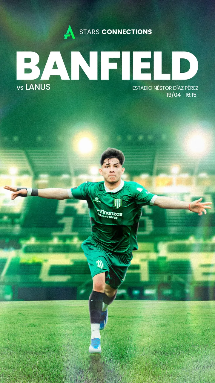 Matchday Banfield vs Lanús de noche